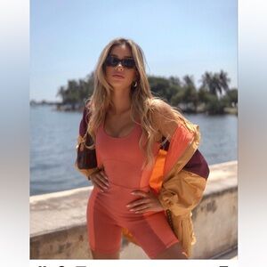 Fabletics Peach Jumpsuit